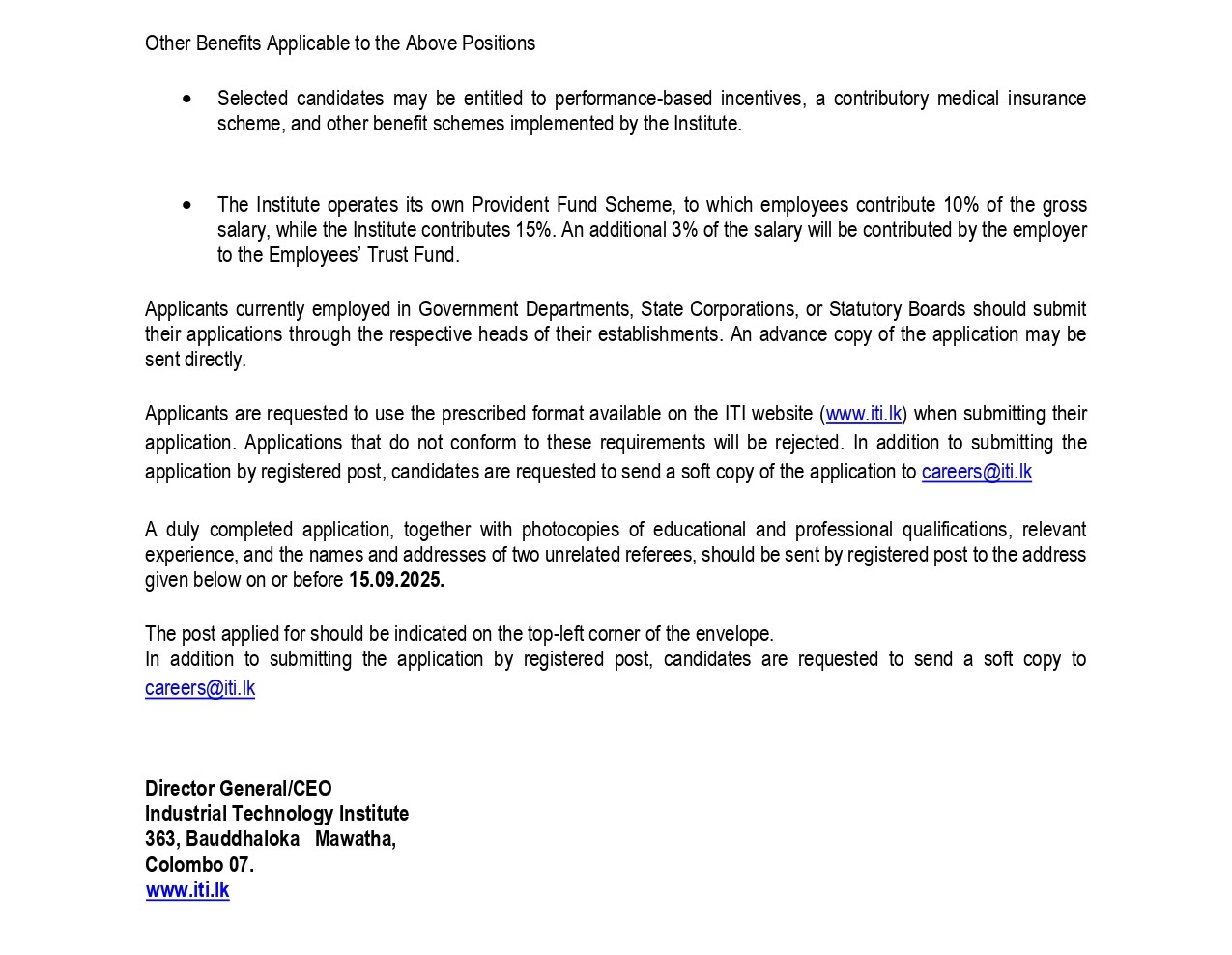 Research Fellow, Principal Research Scientist, Principal Research Engineer - Industrial Technology Institute