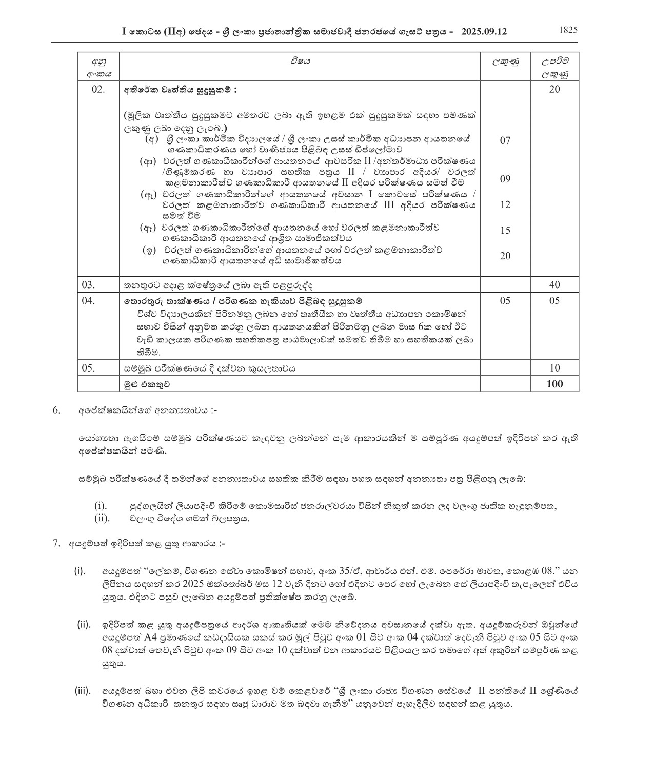 Superintendent of Audit - Audit Service Commission