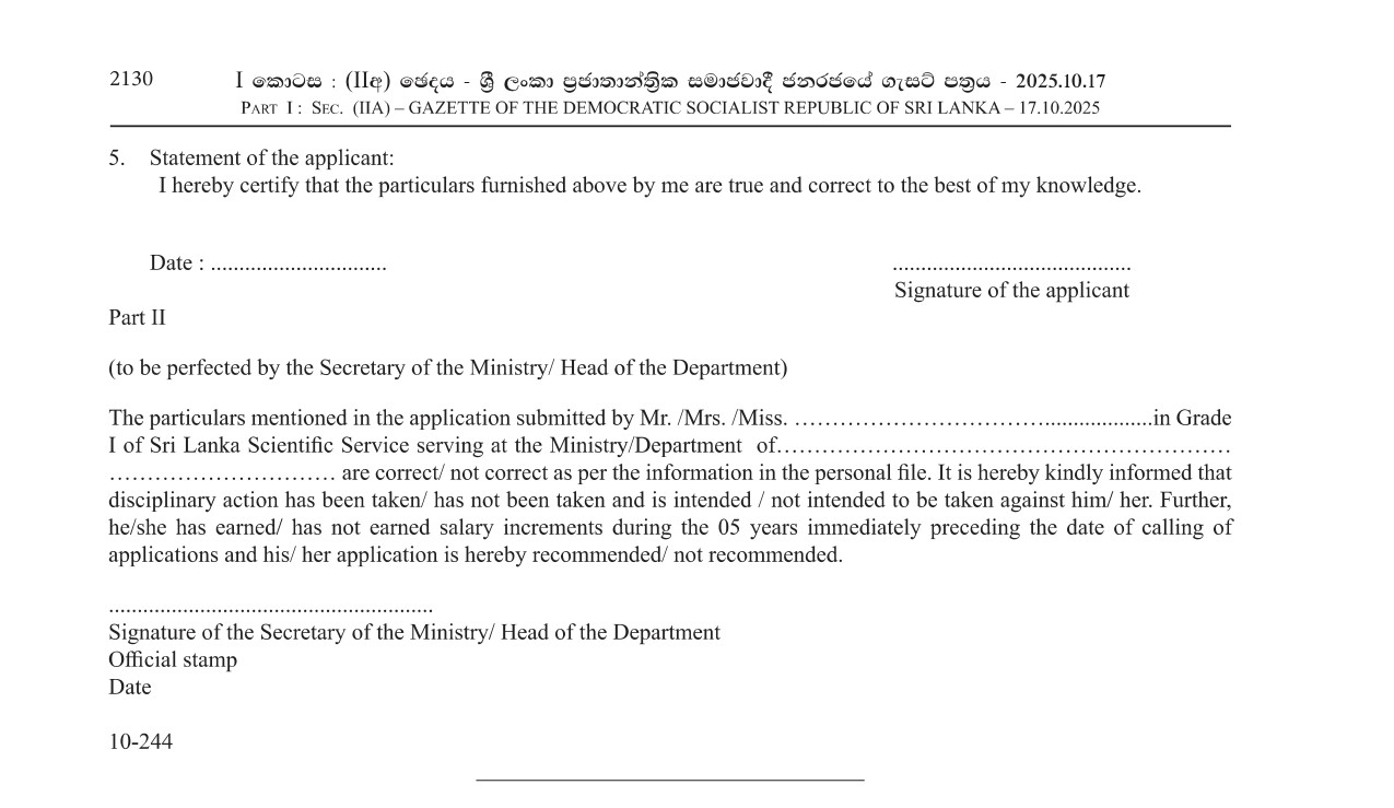 Director - Ministry of Environment