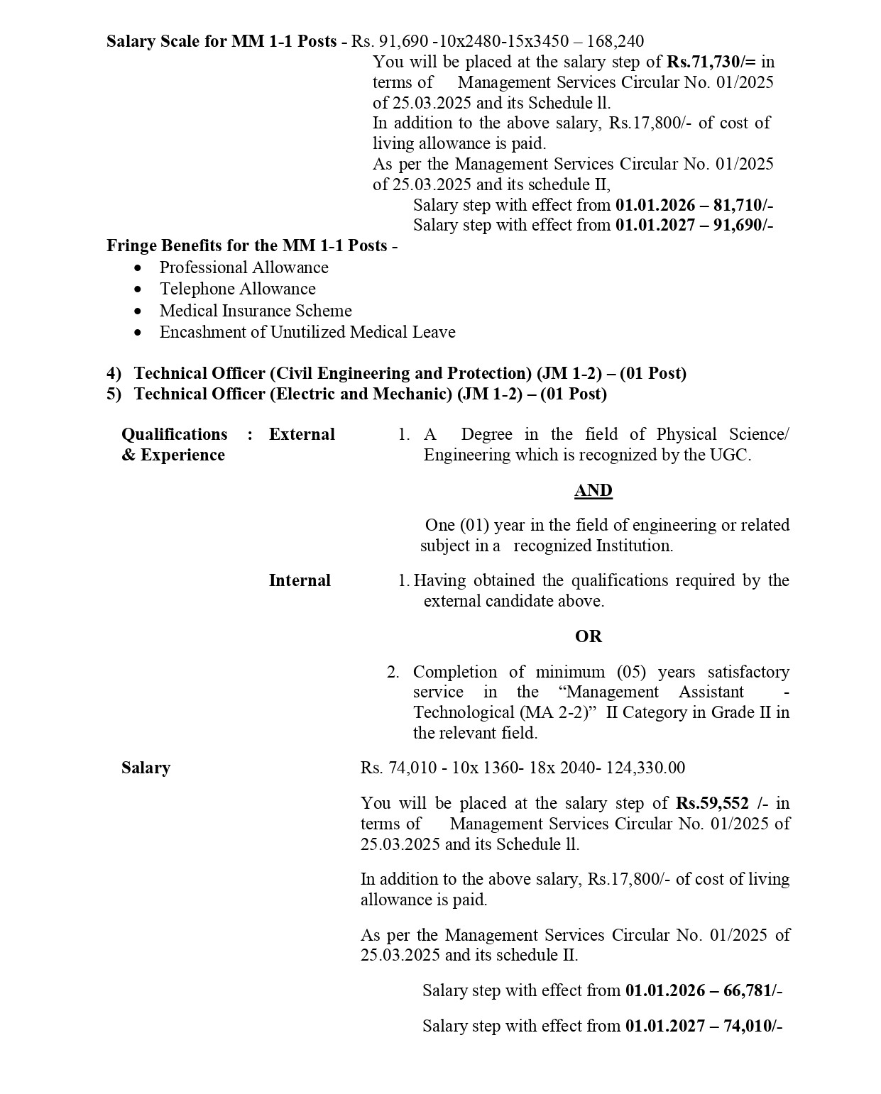 Management Assistant, Chemist, Assistant Director, Technical Officer, Assistant Librarian, Assistant Legal Officer, Laboratory Assistant - Central Environmental Authority