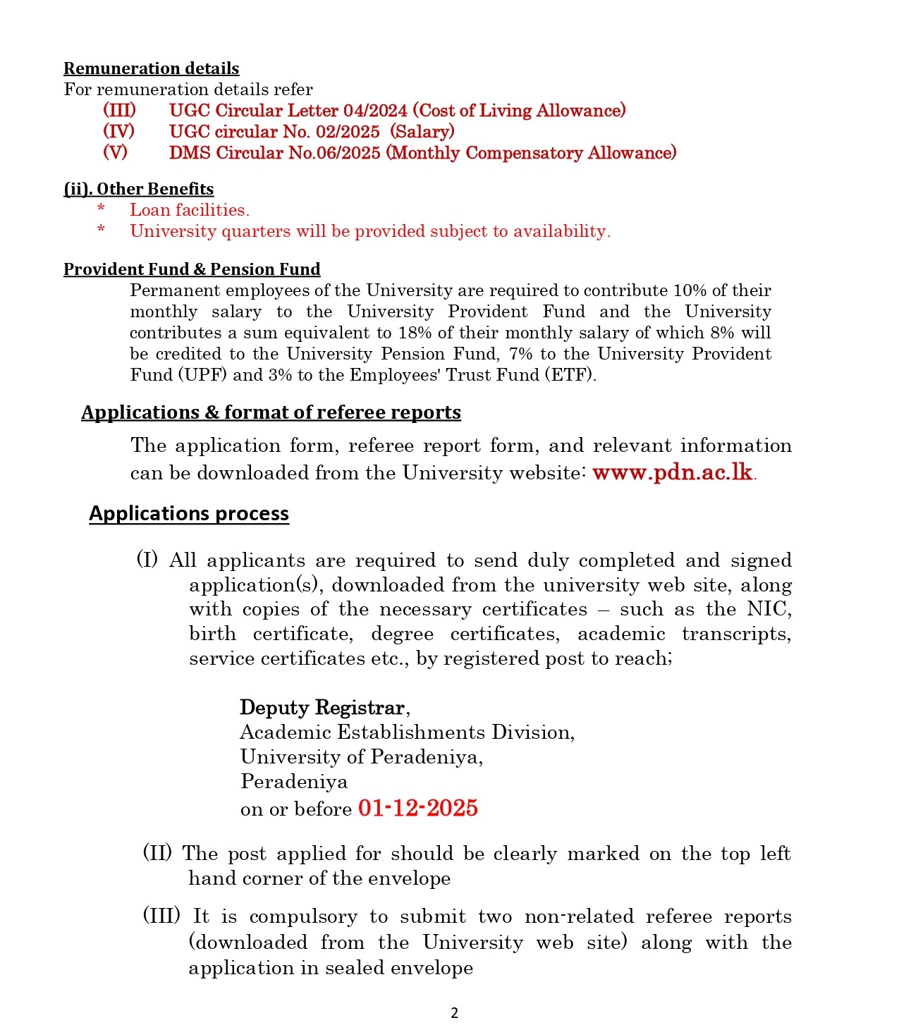 Instructor - University of Peradeniya