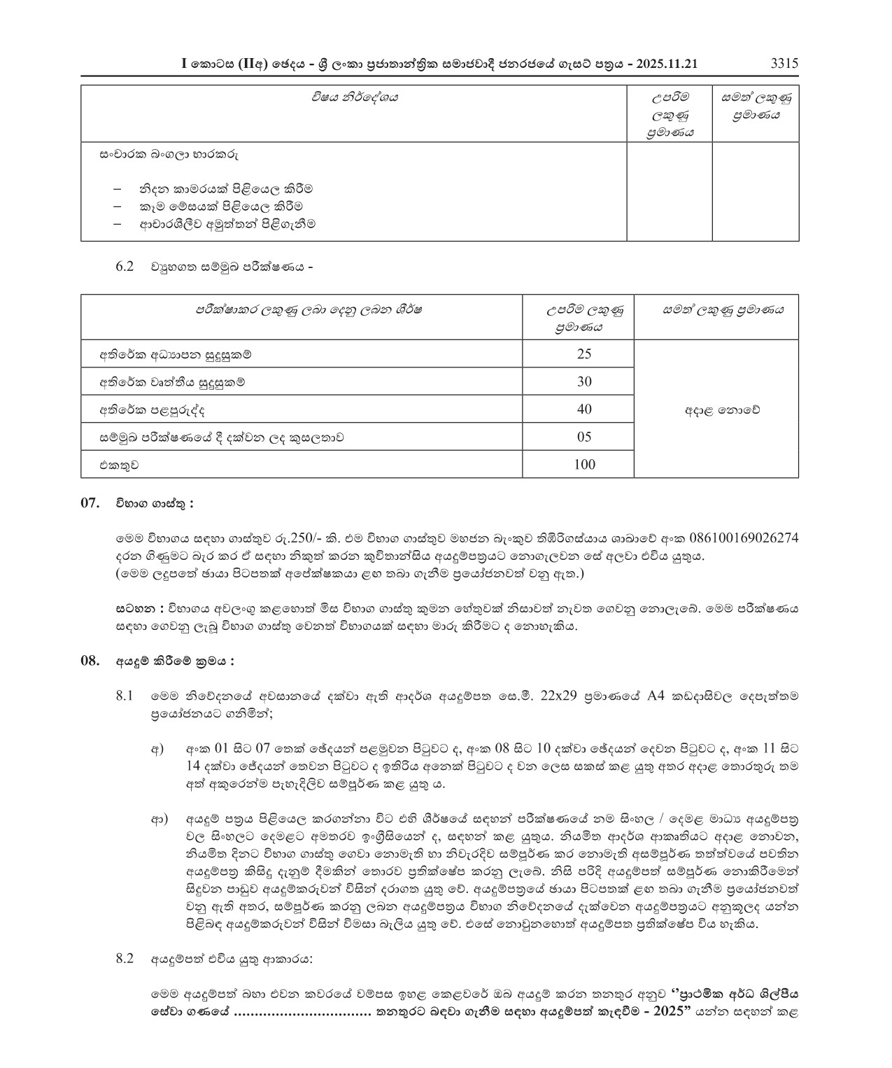 Electrician, Plumber, Circuit Bungalow Care taker - Department of Labour