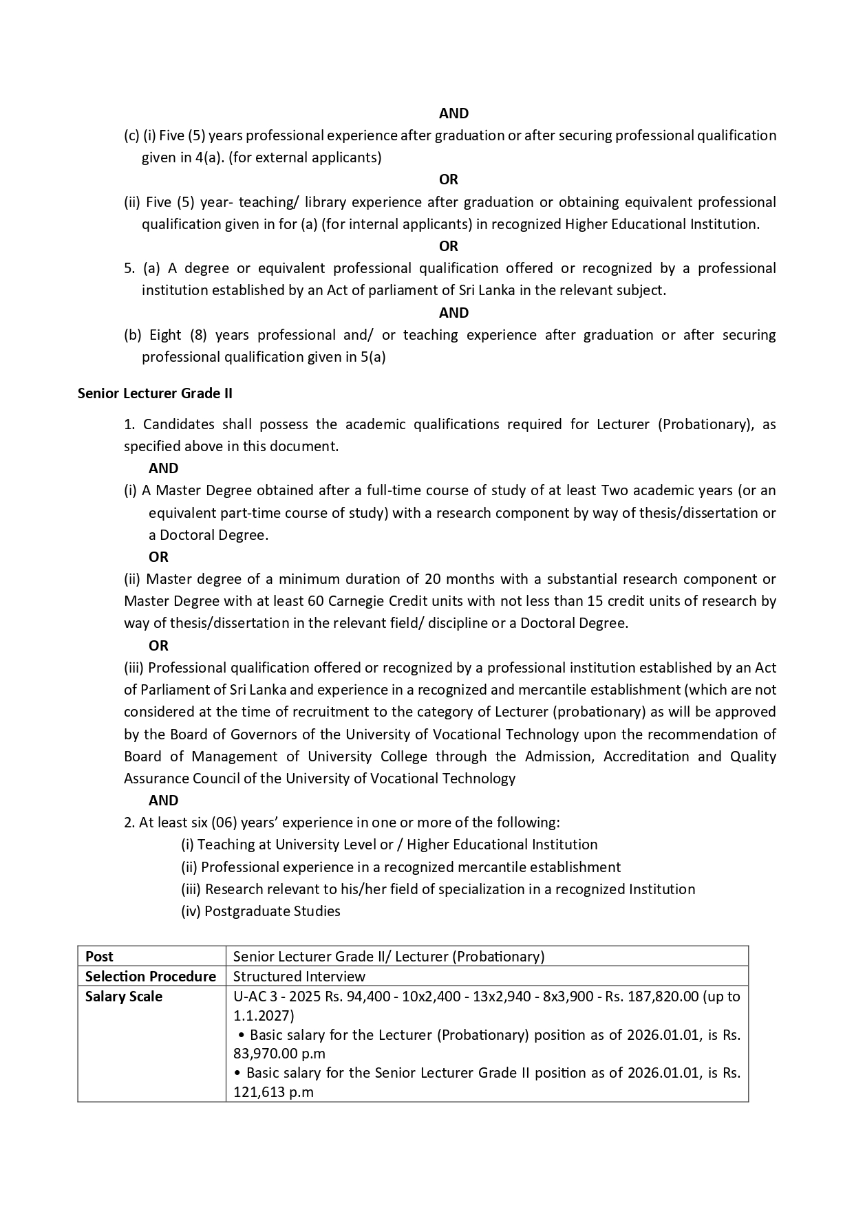 Senior Lecturer, Lecturer - University College of Batangala - University of Vocational Technology