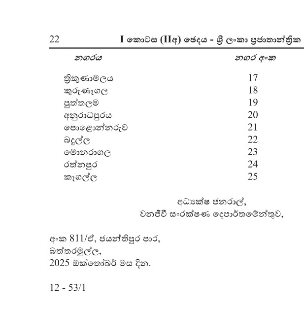 Wildlife Guard (Open) - Department of Wildlife Conservation