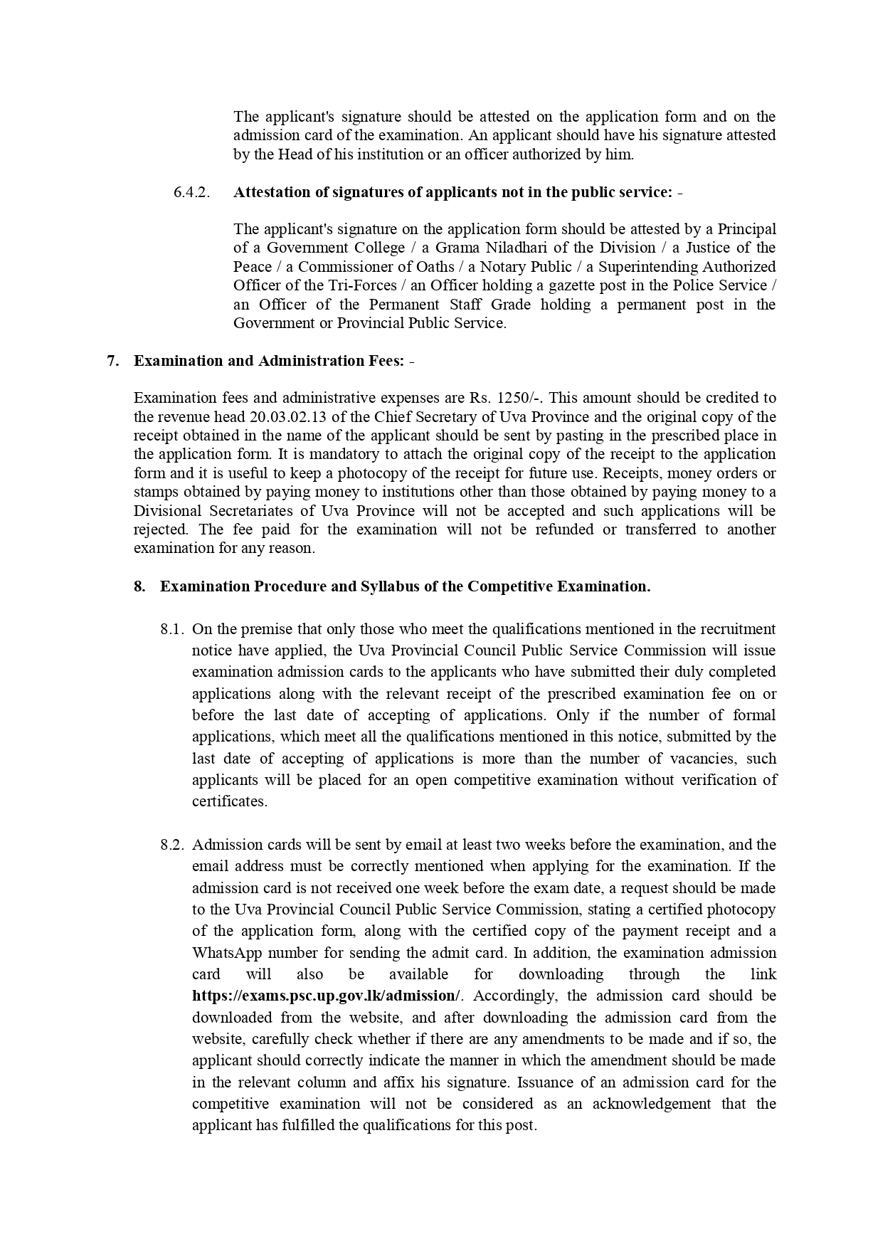 Livestock Development Instructor - Department of Animal Production & Health - Uva Province