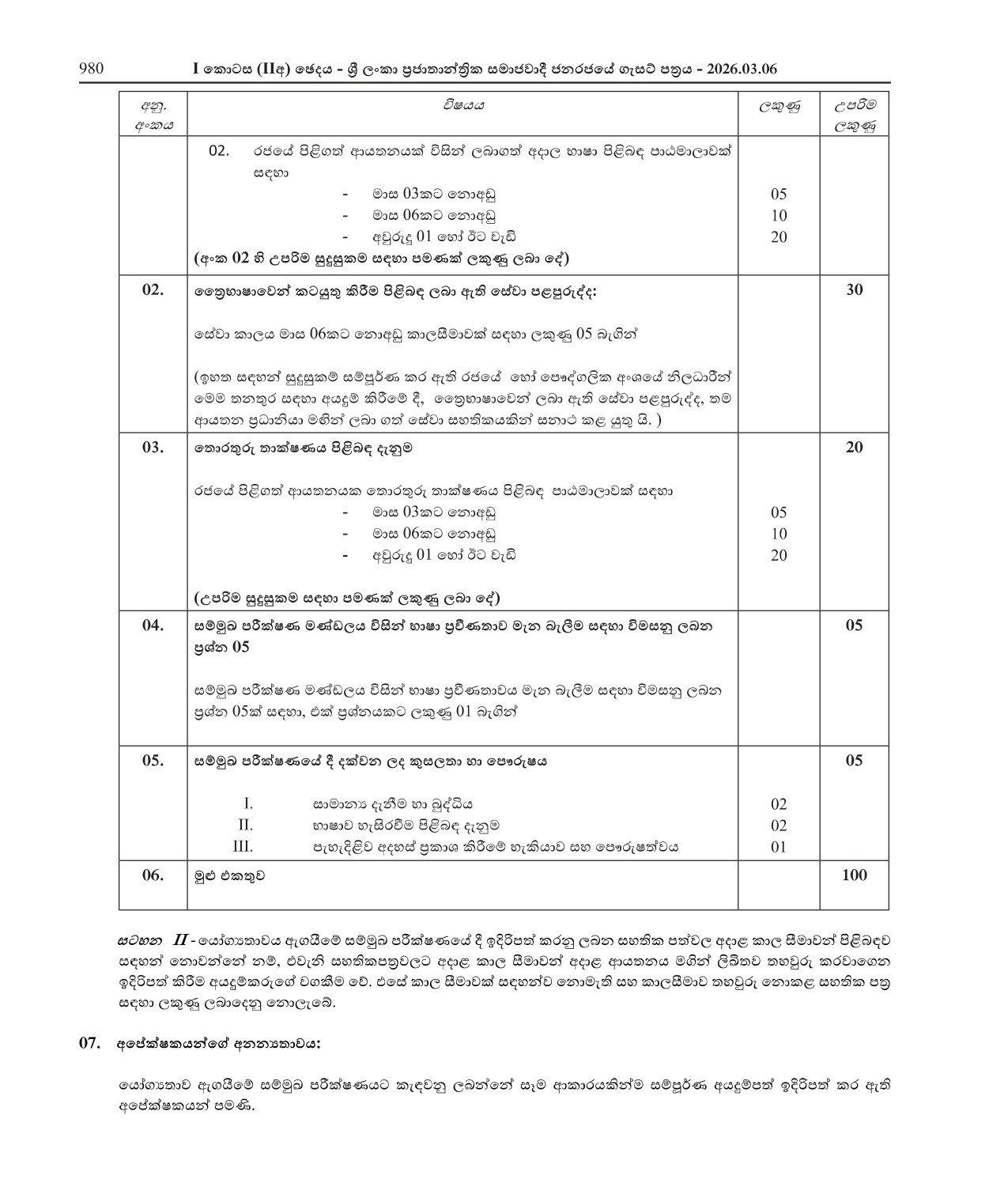 Bilingual Clerk (Open) - Department for Registration of Persons