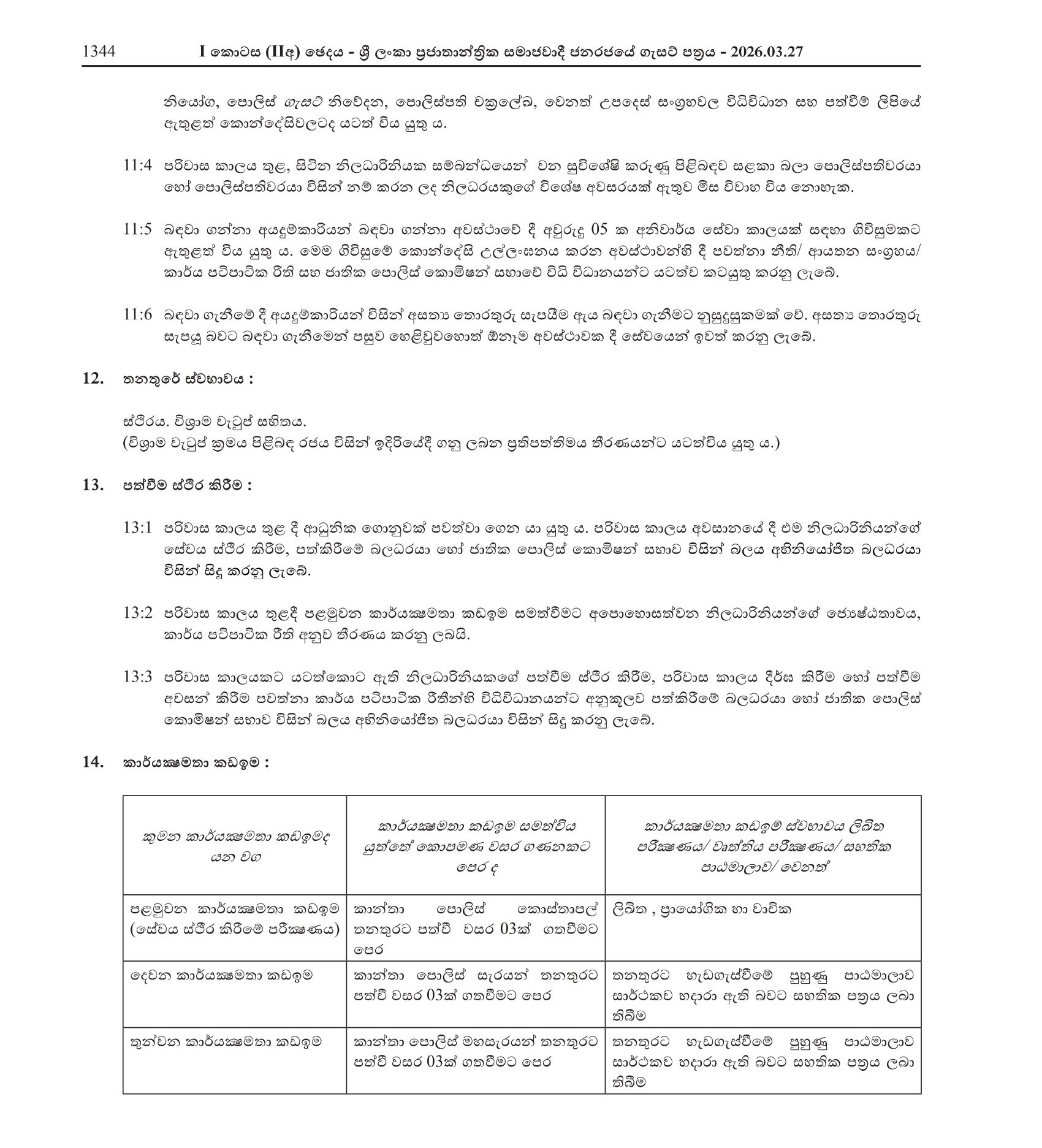 Woman Police Constable - Sri Lanka Police 