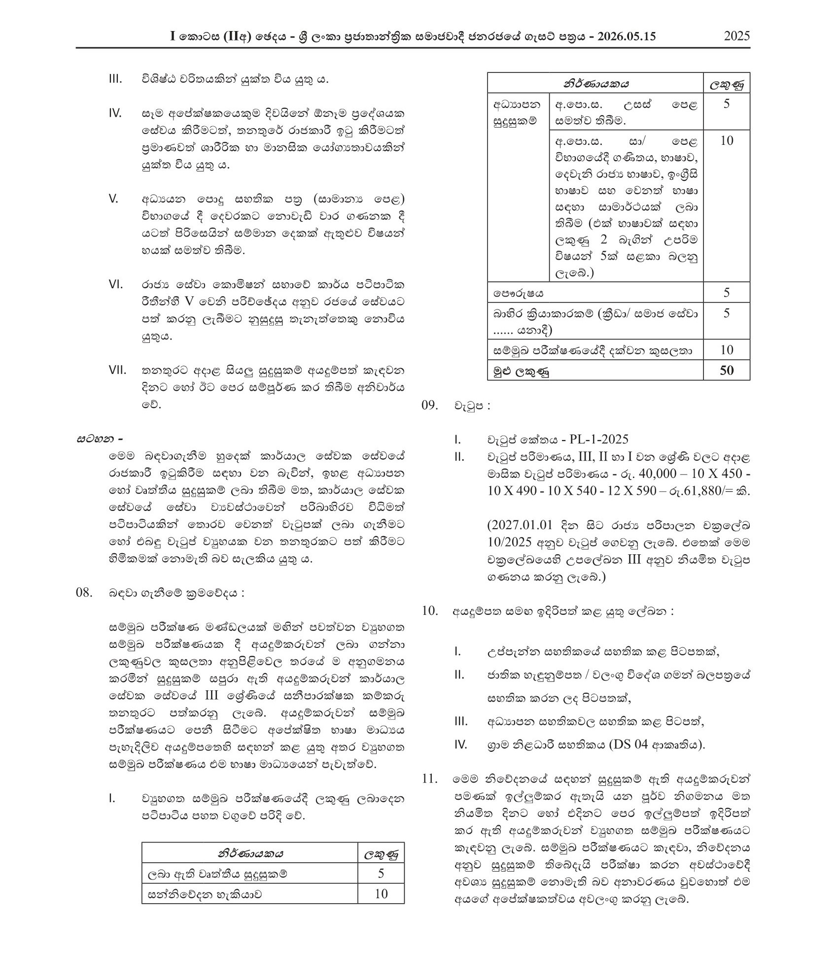 Sanitary Labourer - Sri Lanka Air Force