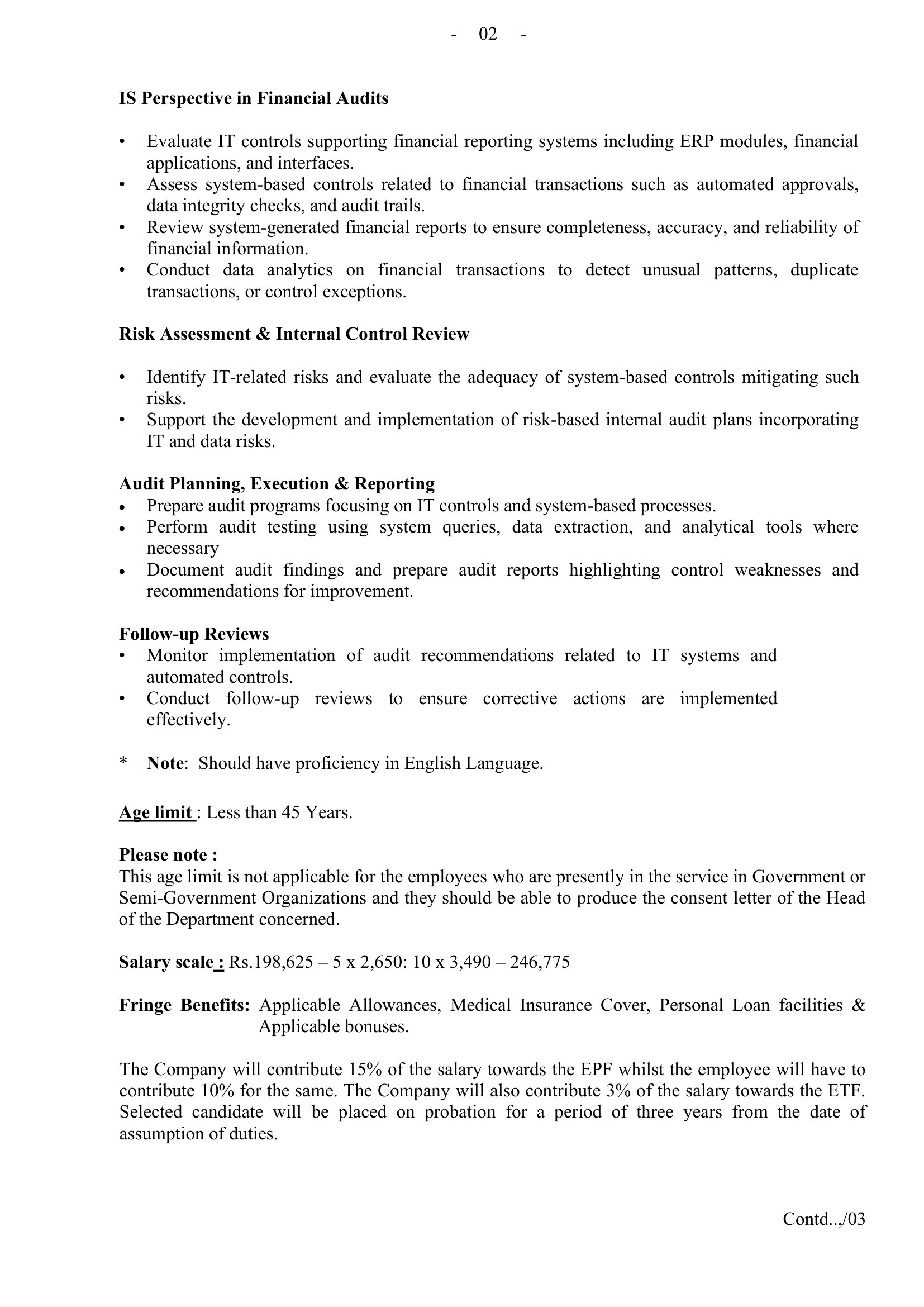 Assistant Manager - Ceylon Petroleum Storage Terminals Limited
