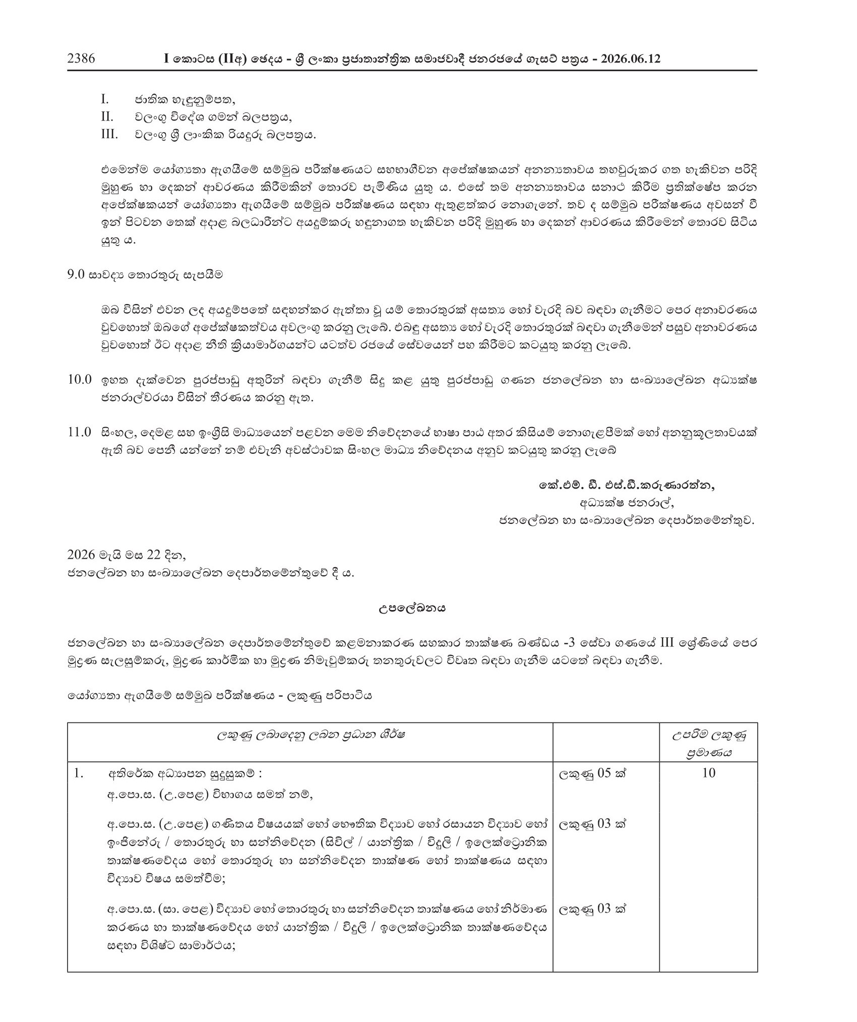 Pre-Press Designer, Printing Technician, Print Finisher - Department of Census & Statistics