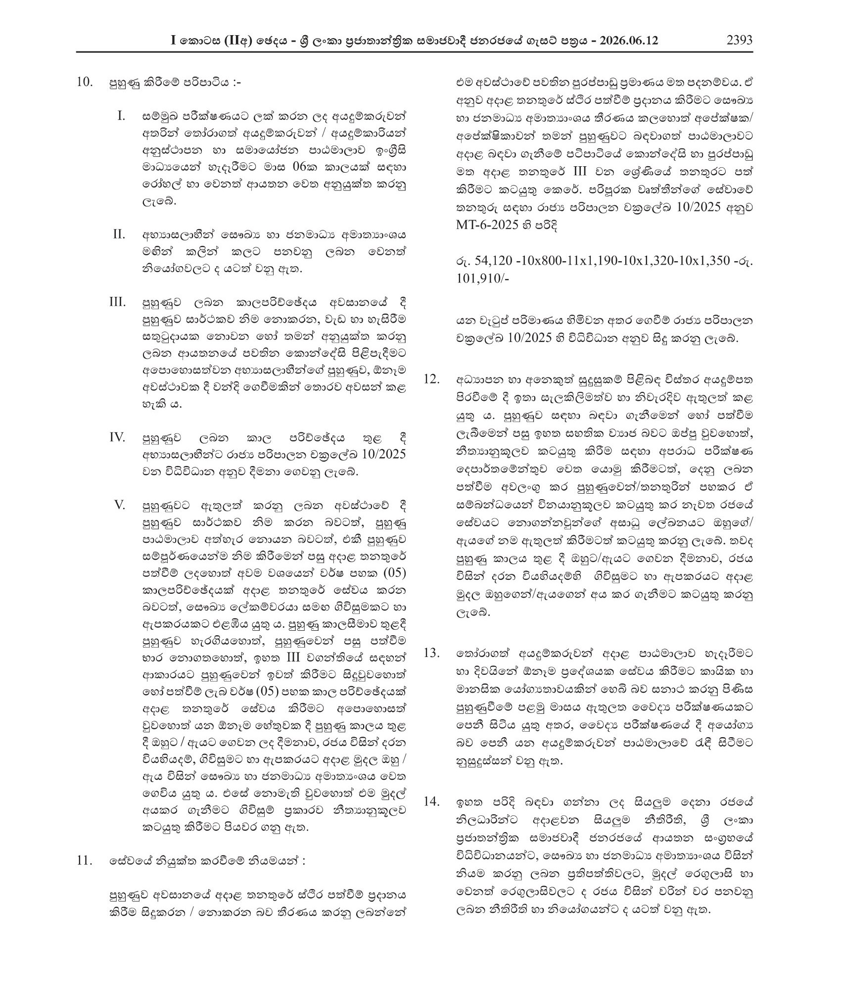 Recruitment of Graduates for the Orientation and Coordination Course of the Post of Pharmacist - 2026 