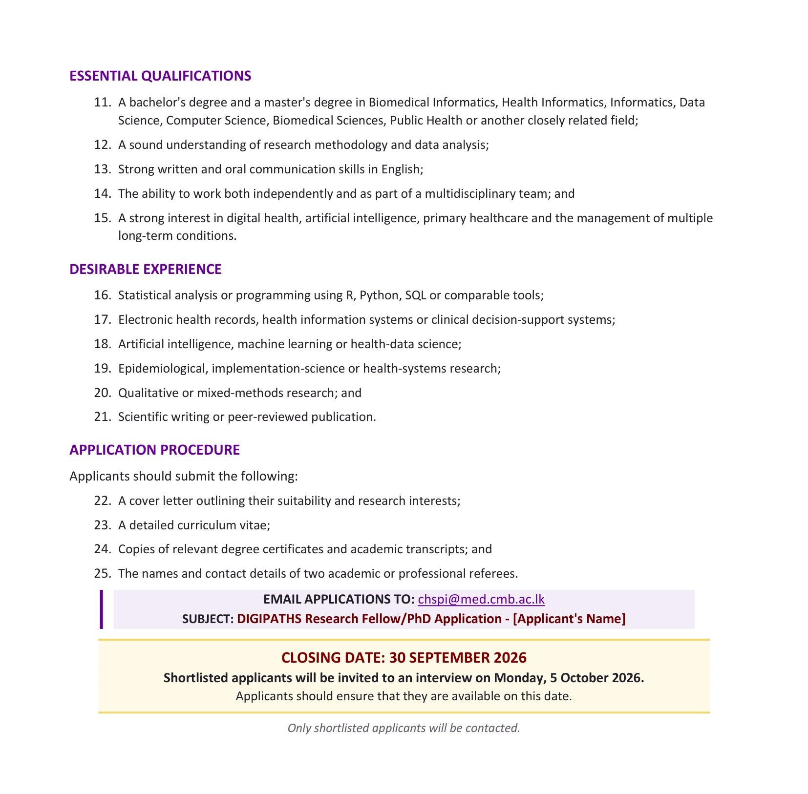 Research Fellow - University of Colombo