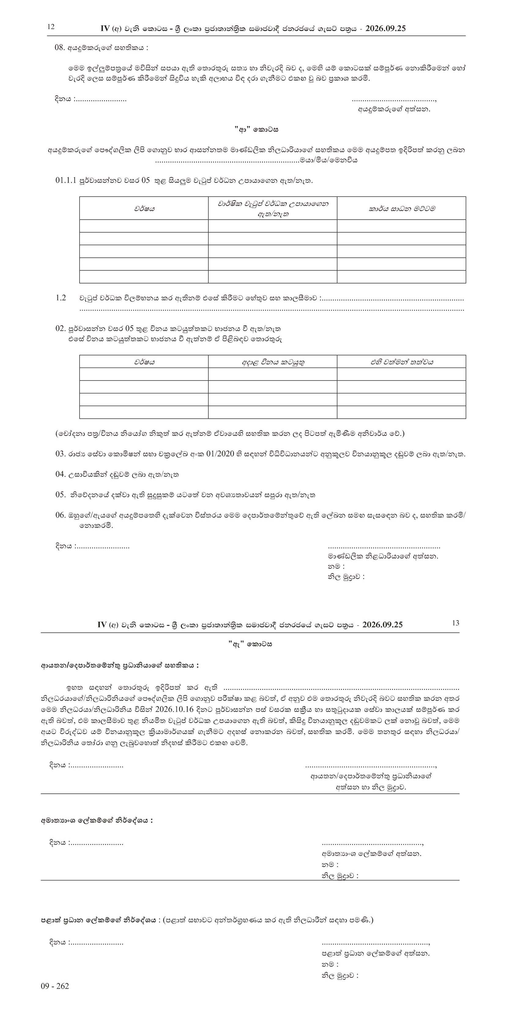 Ayurveda Commissioner - North Western Provincial Council Public Service