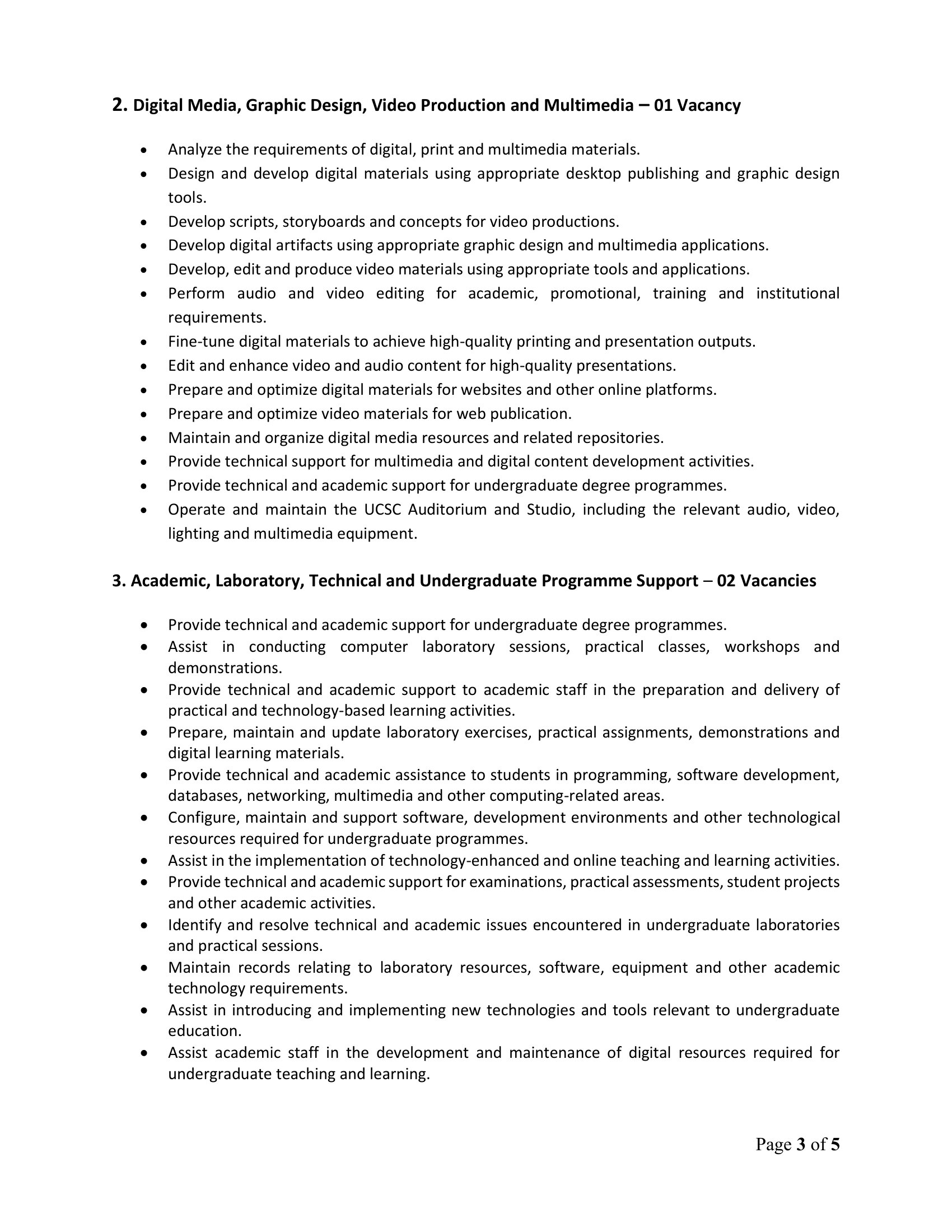 Instructor in Computer Technology - University of Colombo School of Computing