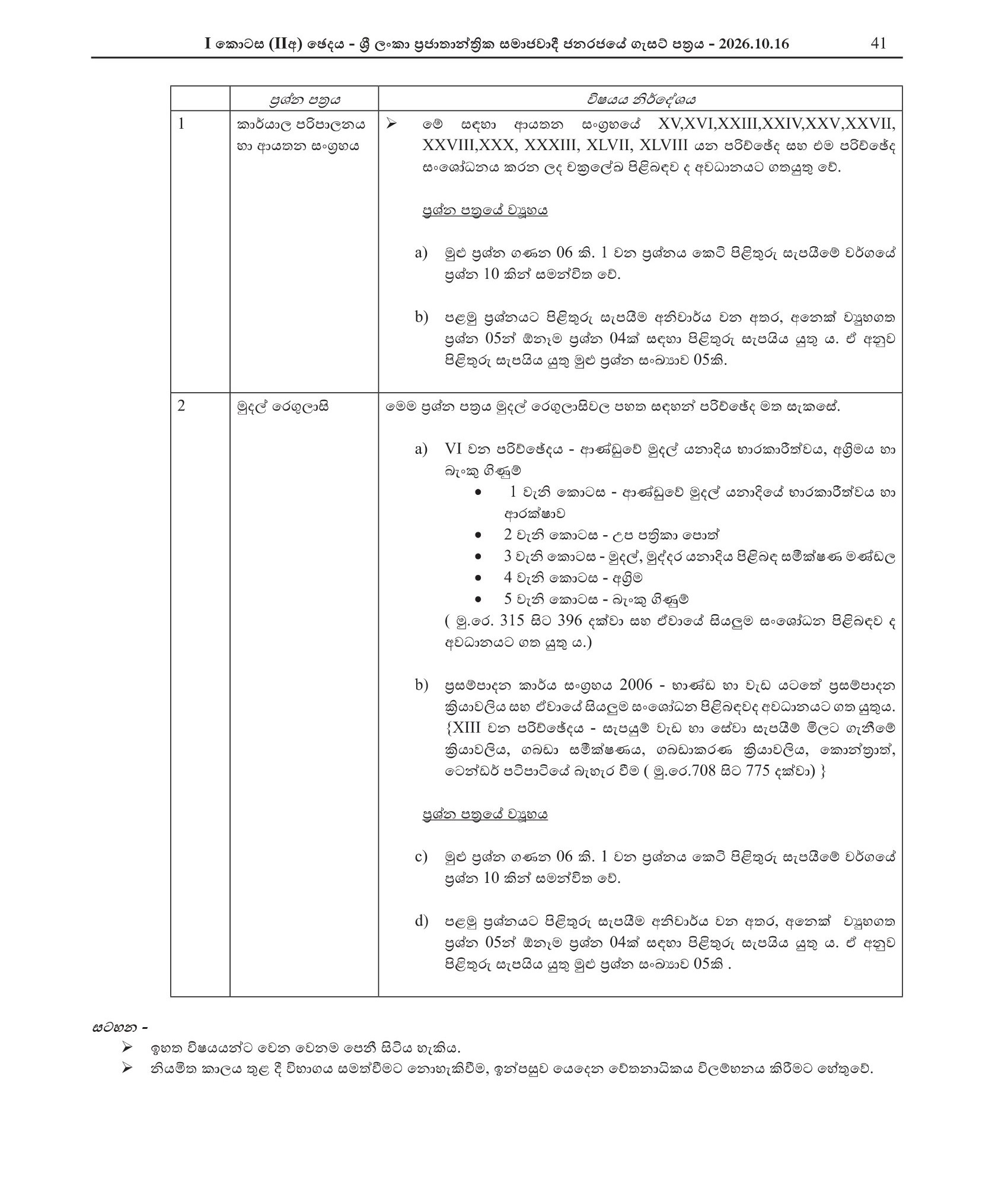 Second Efficiency Bar Examination for Grade 1 Statistical Officers in the Department of Census & Statistics - 2017 (2026)