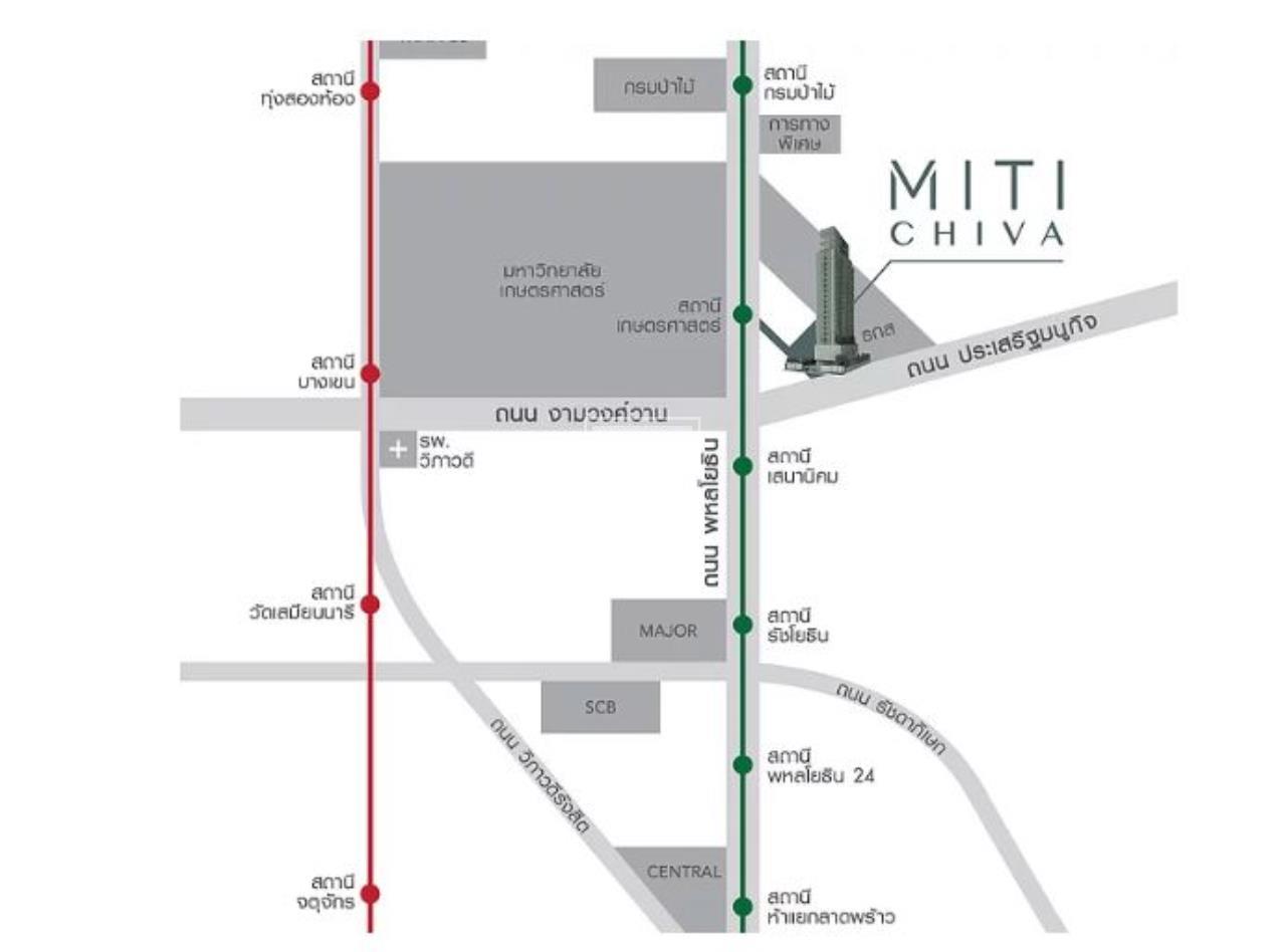 ขาย คอนโด ในโครงการMiti Chiwa Kaset Station แขวงเสนานิคม เขตจตุจักร, ภาพที่ 4