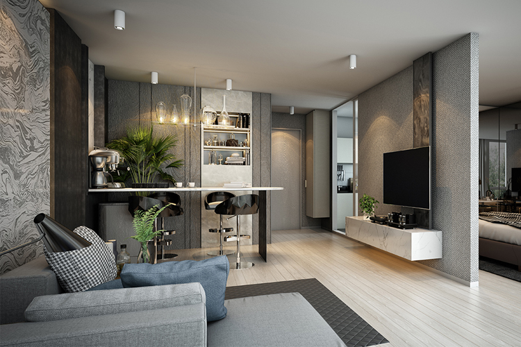 Semi 1 Bedroom ในโครงการ คอนโด ยู เกษตร-นวมินทร์, ภาพที่ 4