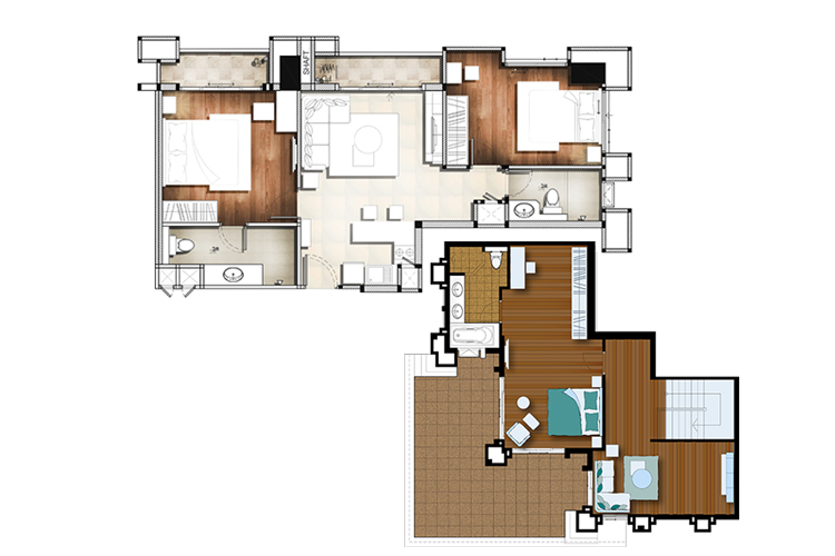 2 Bedroom ในโครงการ วิสต้าการ์เด้นคอนโดมิเนียม, ภาพที่ 4