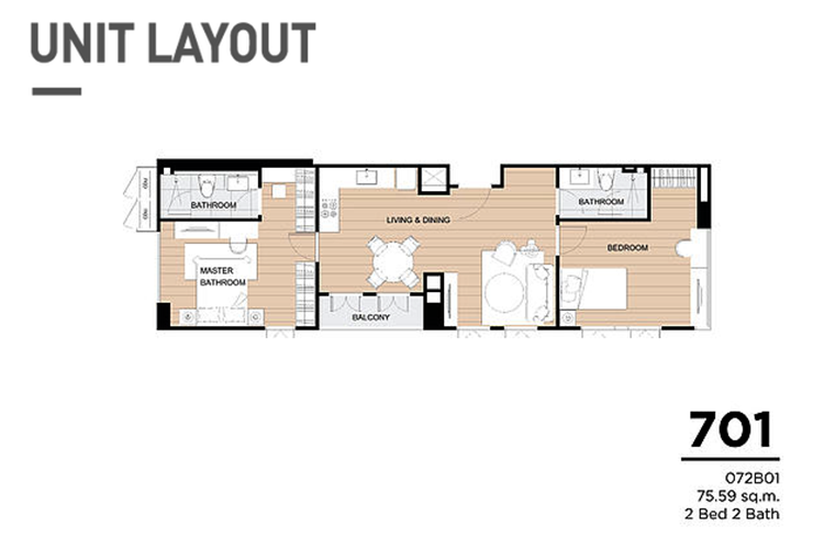 2 Bedroom ในโครงการ เดอะ ฮัดสัน สาทร 7, ภาพที่ 4