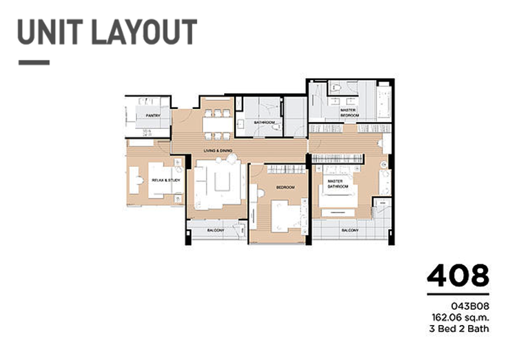 3 Bedroom ในโครงการ เดอะ ฮัดสัน สาทร 7, ภาพที่ 4