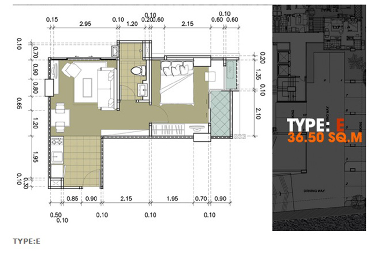 1 Bedroom ในโครงการ วิชแอทสยาม คอนโดมิเนียม, ภาพที่ 4