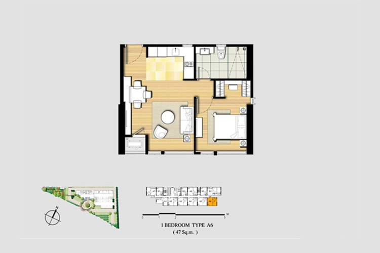 1 Bedroom ในโครงการ แวนเทจ รัชวิภา, ภาพที่ 4