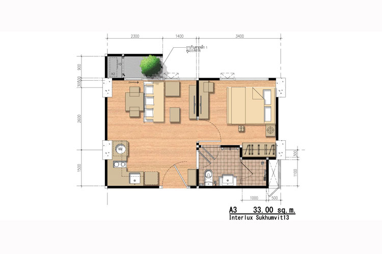1 Bedroom ในโครงการ อินเตอร์ ลักส์ พรีเมียร์ สุขุมวิท 13, ภาพที่ 4