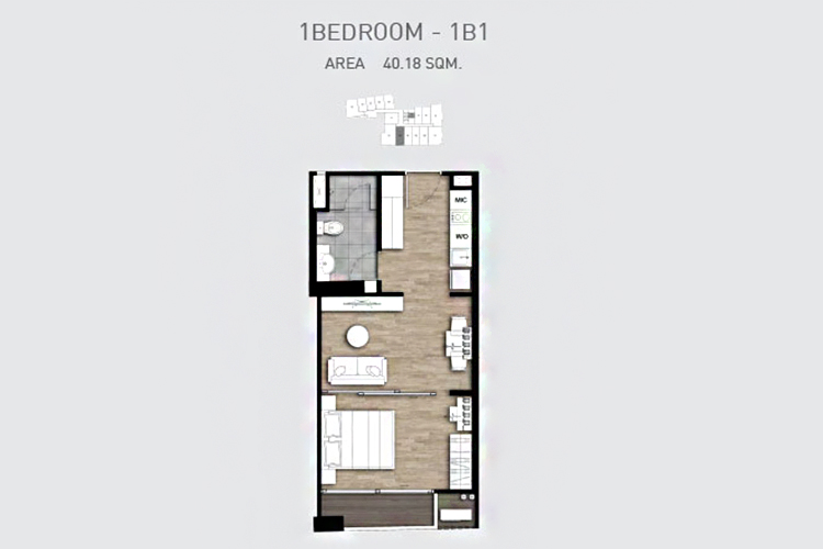 1 Bedroom (6 ห้องสุดท้าย) ในโครงการ ฟอร์โมซ่า ลาดพร้าว 7, ภาพที่ 4