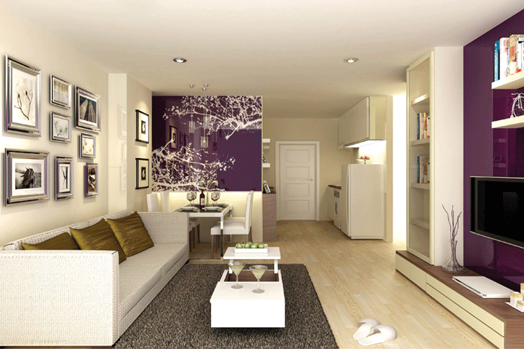 2 Bedroom ในโครงการ เดอะ เพรสซิเด้นท์ สาทร-ราชพฤกษ์ 1, ภาพที่ 4