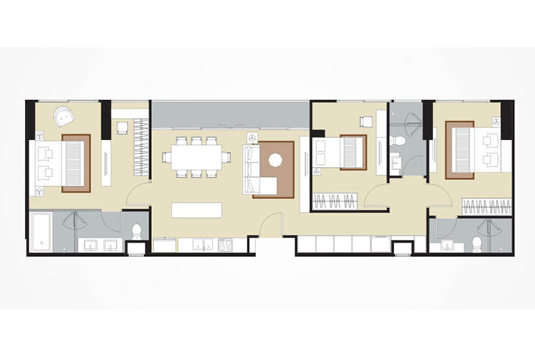 Penthouse ในโครงการ วิสซ์ดอม อเวนิว รัชดา-ลาดพร้าว, ภาพที่ 4
