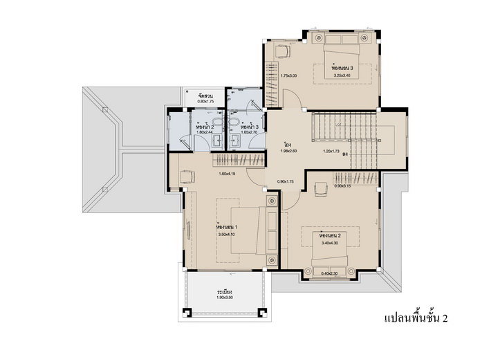 Type C ในโครงการ บ้านมโนมยา ซิตี้, ภาพที่ 4