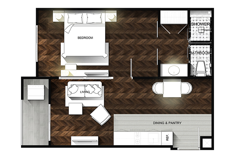 1 Bedroom ในโครงการ แกรนด์ ฟลอริด้า บีชฟร้อนท์ คอนโด รีสอร์ท พัทยา, ภาพที่ 4