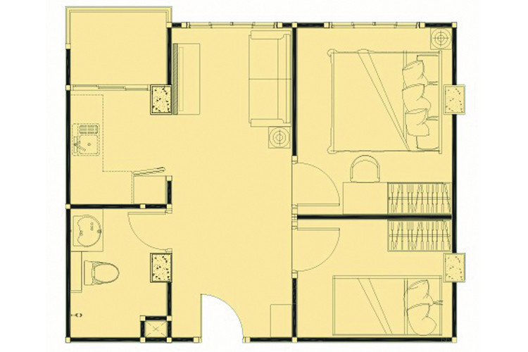 1 Bedroom ในโครงการ เบสตั้น คอนโด 2, ภาพที่ 4