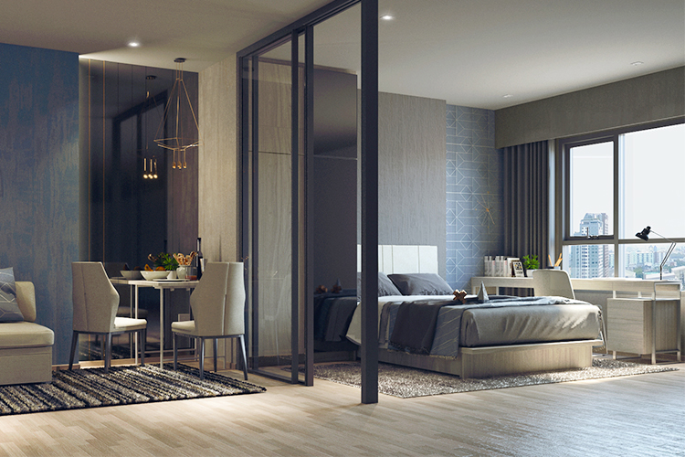 1 Bedroom Type A ในโครงการ นิช โมโน สุขุมวิท-แบริ่ง, ภาพที่ 4