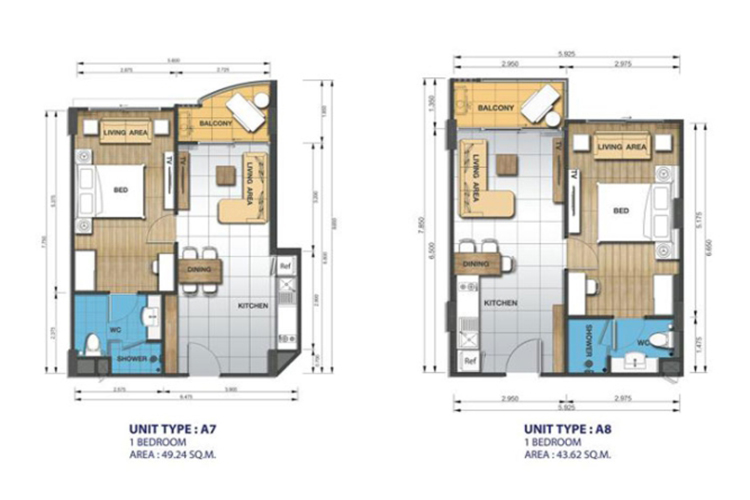 1 Bedroom ในโครงการ เวล มารีน่า คอนโด, ภาพที่ 4