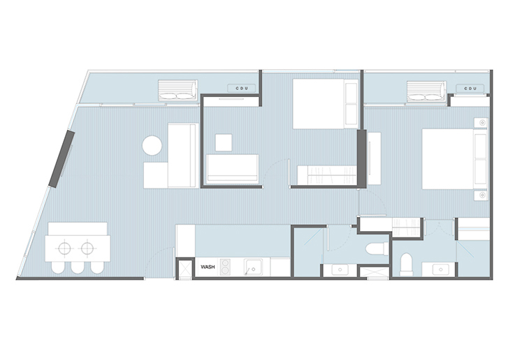2 Bedroom ในโครงการ เดอะ เพเซอร์ พัทยา, ภาพที่ 4