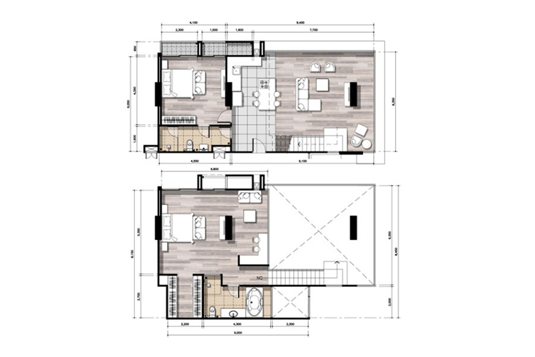 Duplex ในโครงการ เดอะ วิน คอนโดมิเนียม, ภาพที่ 4