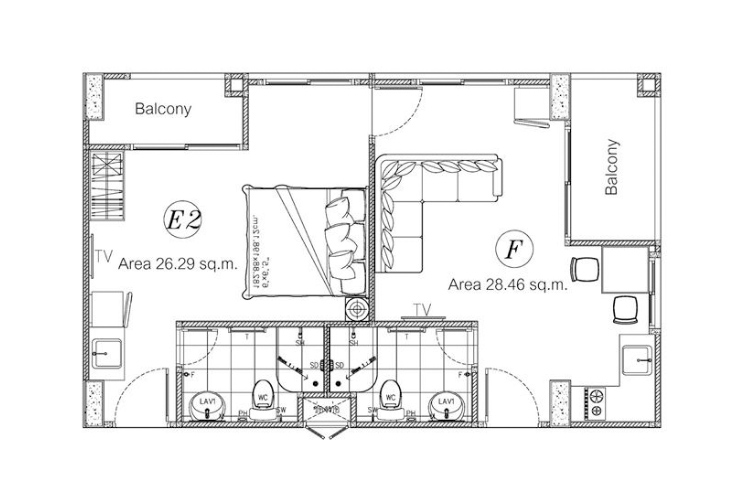 1 Bedroom ในโครงการ อรุโณทัย คอนโด, ภาพที่ 4