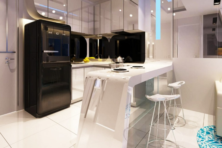 1 Bedroom Type 1B-3 ในโครงการ ซิตี้ เซ็นเตอร์ เรสซิเดนซ์, ภาพที่ 4
