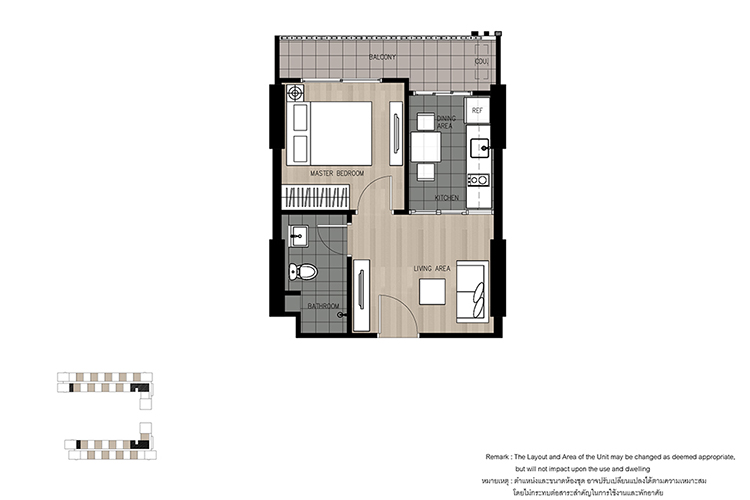 1 Bedroom ในโครงการ เดอะ เบส เซ็นทรัล พัทยา, ภาพที่ 4