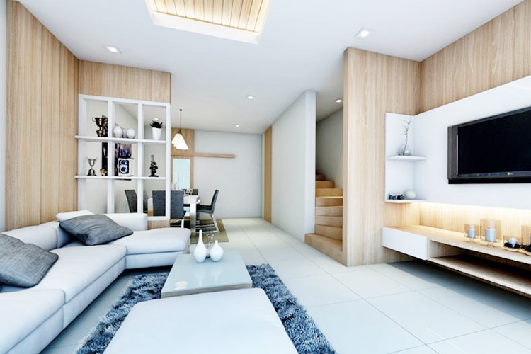 ทาวน์โฮมสองชั้น Type A ในโครงการ ทรัพย์แสนล้าน, ภาพที่ 4