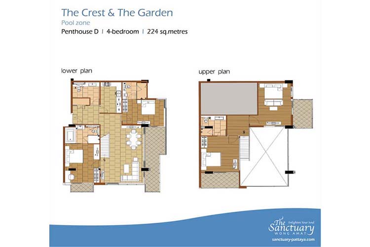 Duplex ในโครงการ เดอะ แซงค์ทัวรี่ คอนโดมิเนียม, ภาพที่ 4