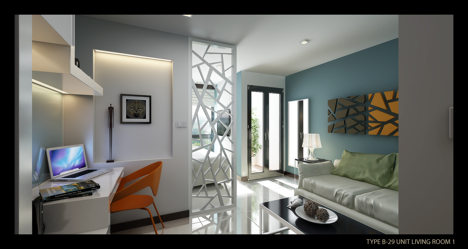 Type B 29/1 Bed ในโครงการ ห้วยแก้วคอนโดเทล, ภาพที่ 4