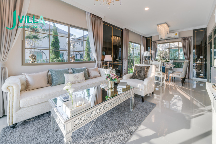 บ้านแฝดสองชั้น ในโครงการ เสนา วิลเลจ วงแหวน-บางบัวทอง, ภาพที่ 4