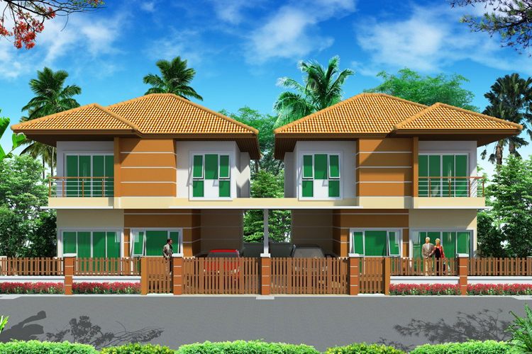 บ้านแฝดสองชั้น ในโครงการ พนาสนธิ์ การ์เด้น โฮม ถลาง, ภาพที่ 4