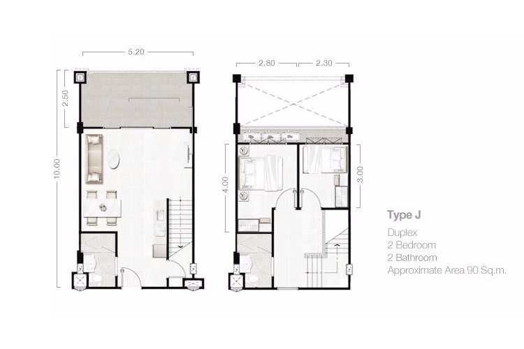 Duplex ในโครงการ ดิ เอนเนอร์จี้ หัวหิน ราชพฤกษ์, ภาพที่ 4