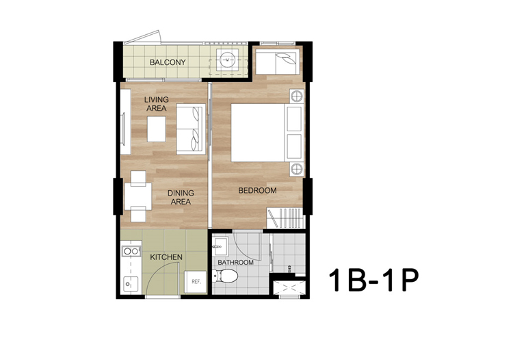 1 Bedroom ในโครงการ ลา กาซิตา หัวหิน, ภาพที่ 4