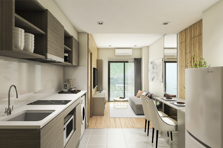2 Bedroom ในโครงการ อะไรซ์ คอนโด มหิดล, ภาพที่ 4