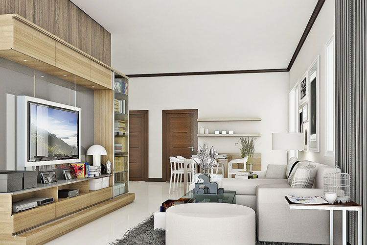 Type OK ในโครงการ บ้านอยู่สบาย ชะอำ 3, ภาพที่ 4