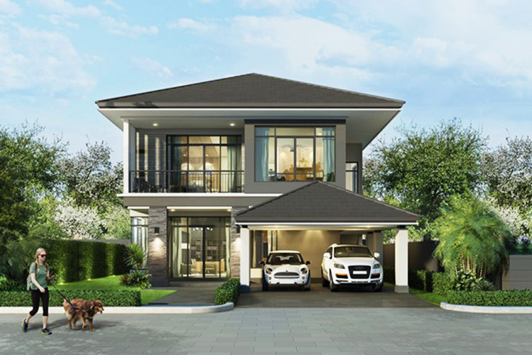 บ้านเดี่ยวสองชั้น ในโครงการ คาซา เดอ เซลลินี, ภาพที่ 4